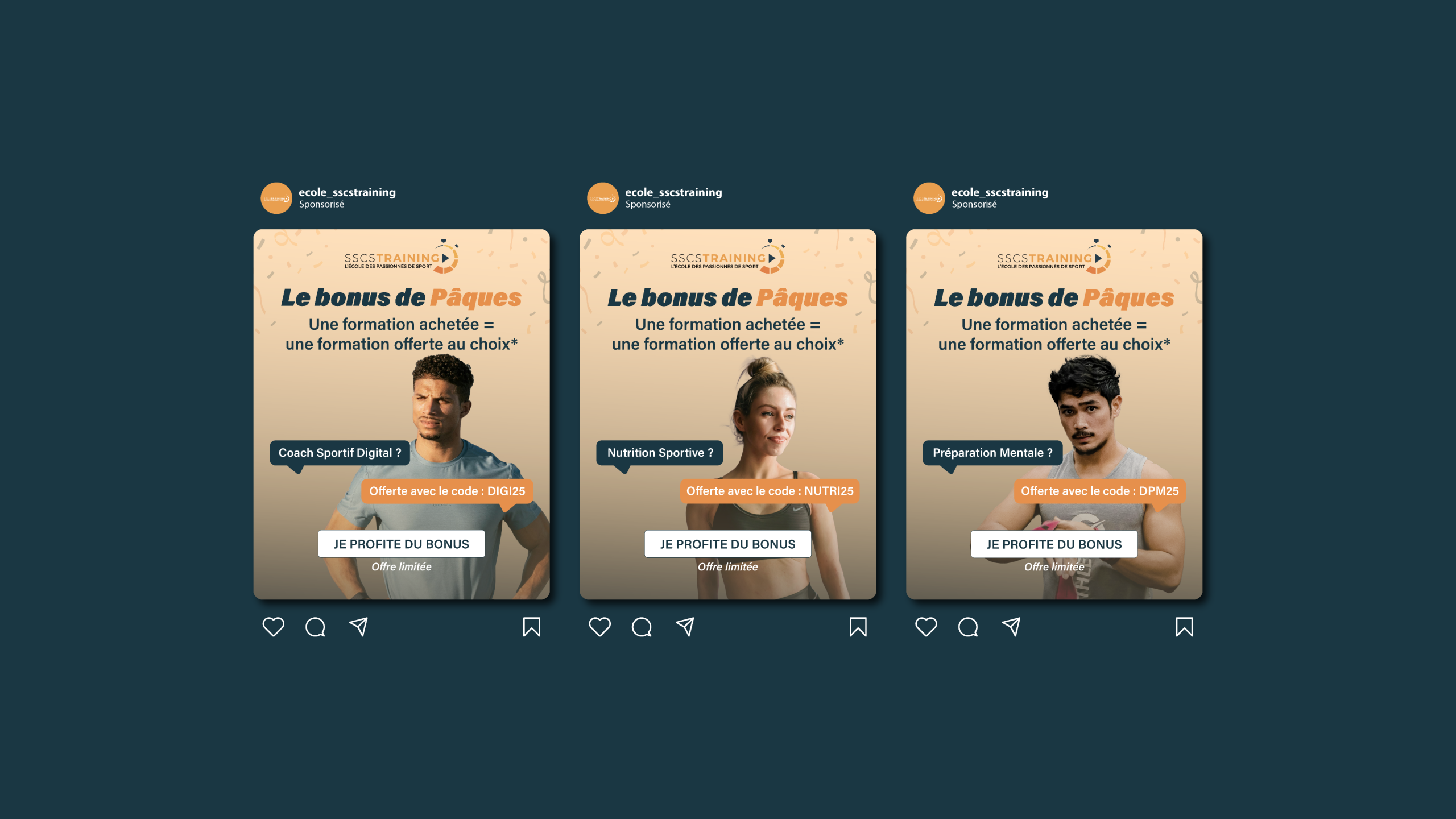 Publicités Meta SSCS Training